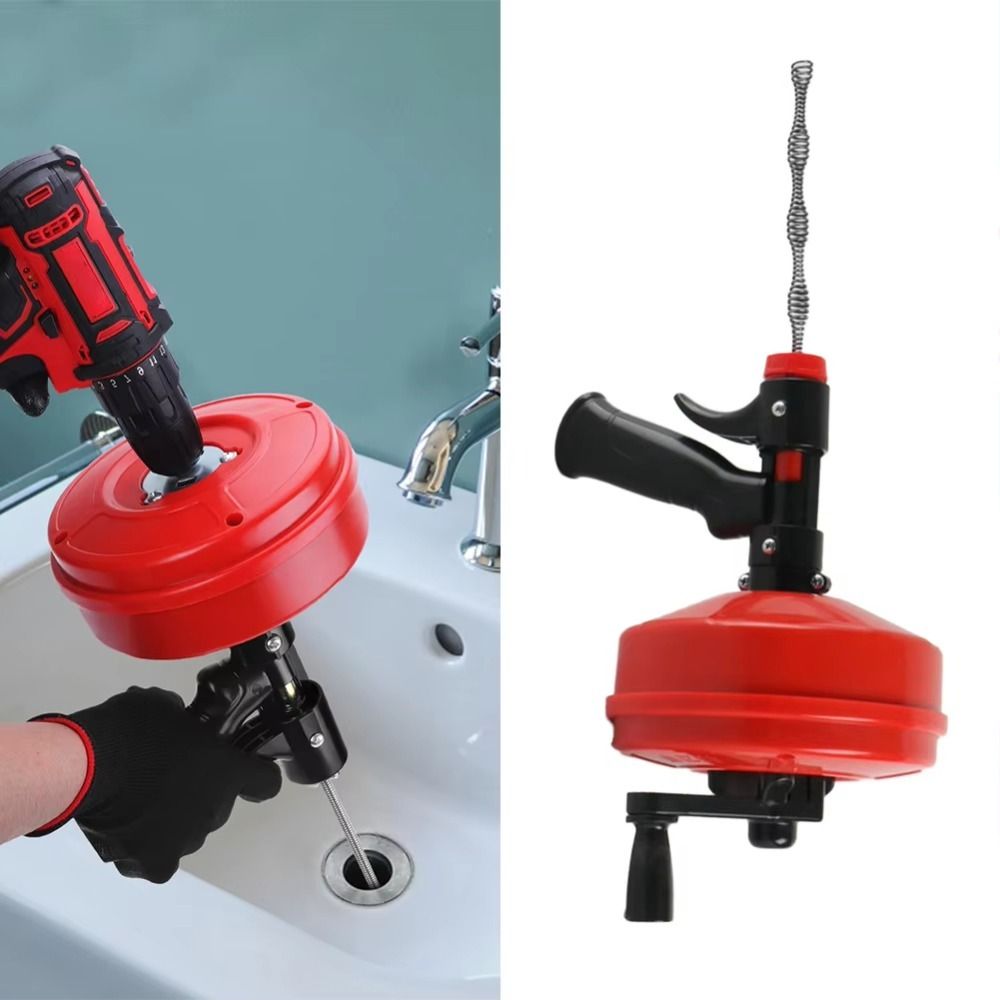 Drain Snake Flexible - Alat Pembersih Saluran Profesional Fleksibel Manual/Elektrik,