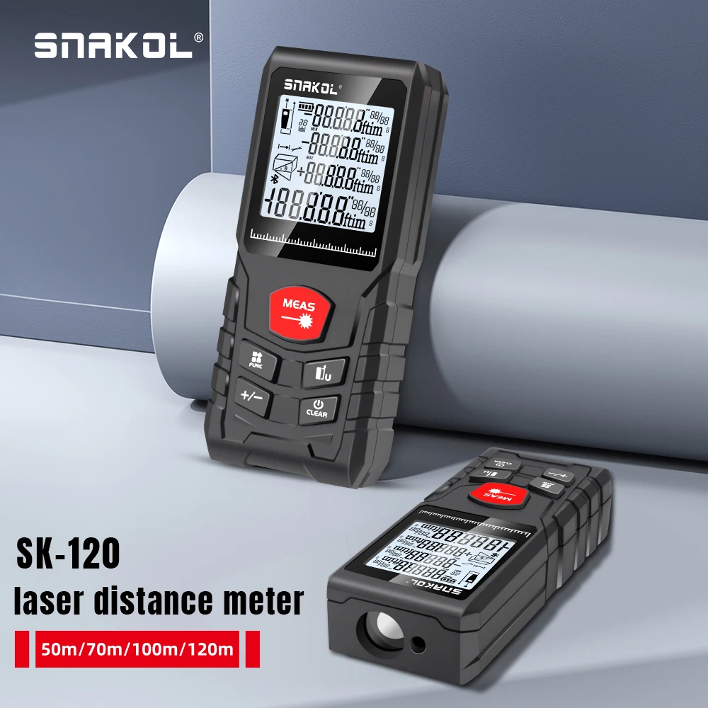 Stanley Tape 25Ft - SNAKOL SK-120 Pengukur Jarak Laser Digital