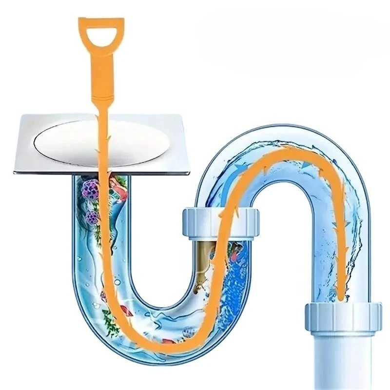 Drain Snake Flexible - 1/10PCS Alat Pembersih Saluran Air Fleksibel,