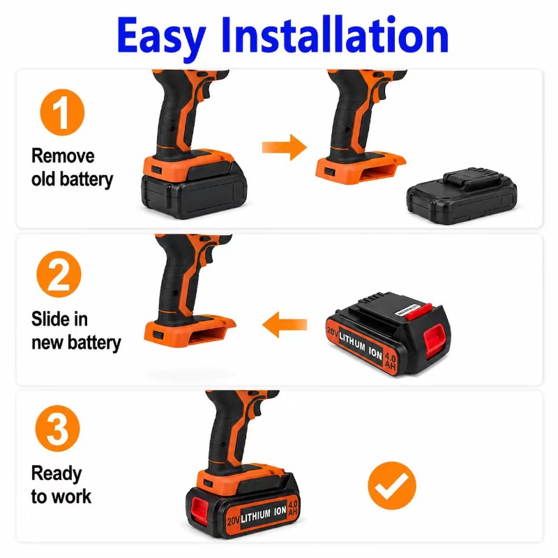 Untuk Baterai Pengganti Lithiu - Black+Decker Tool Cordless ulasan dan harga