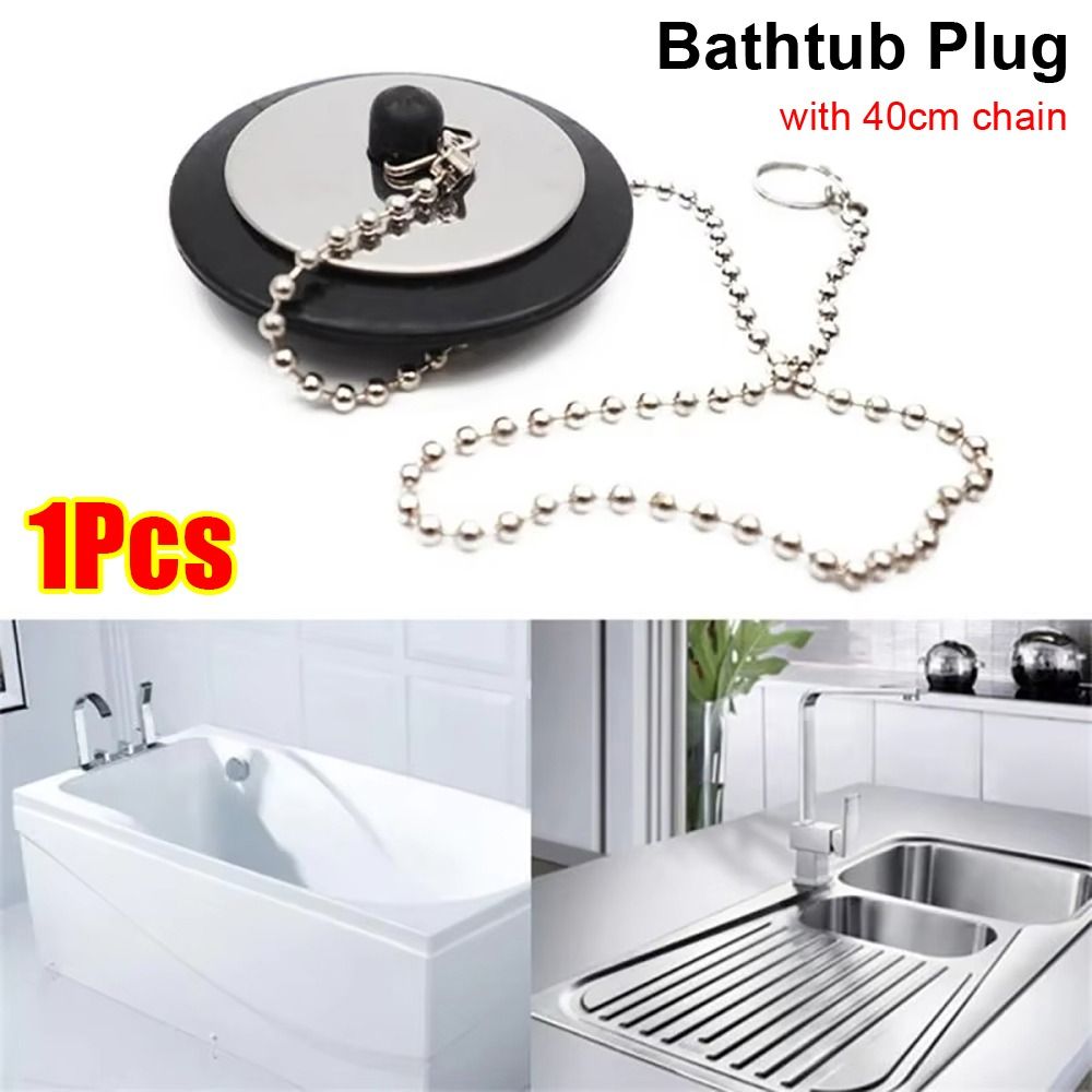 1 Buah Penutup Bak Mandi Karet - Drain Pipe Clip ulasan dan harga