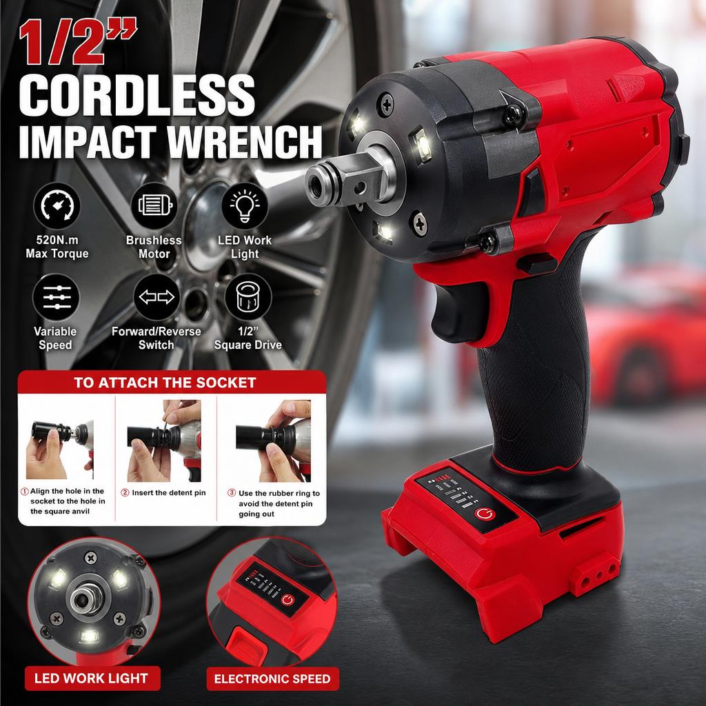 Kunci Impack Torsi Tinggi M18  - Milwaukee Drill M18 Fuel ulasan dan harga