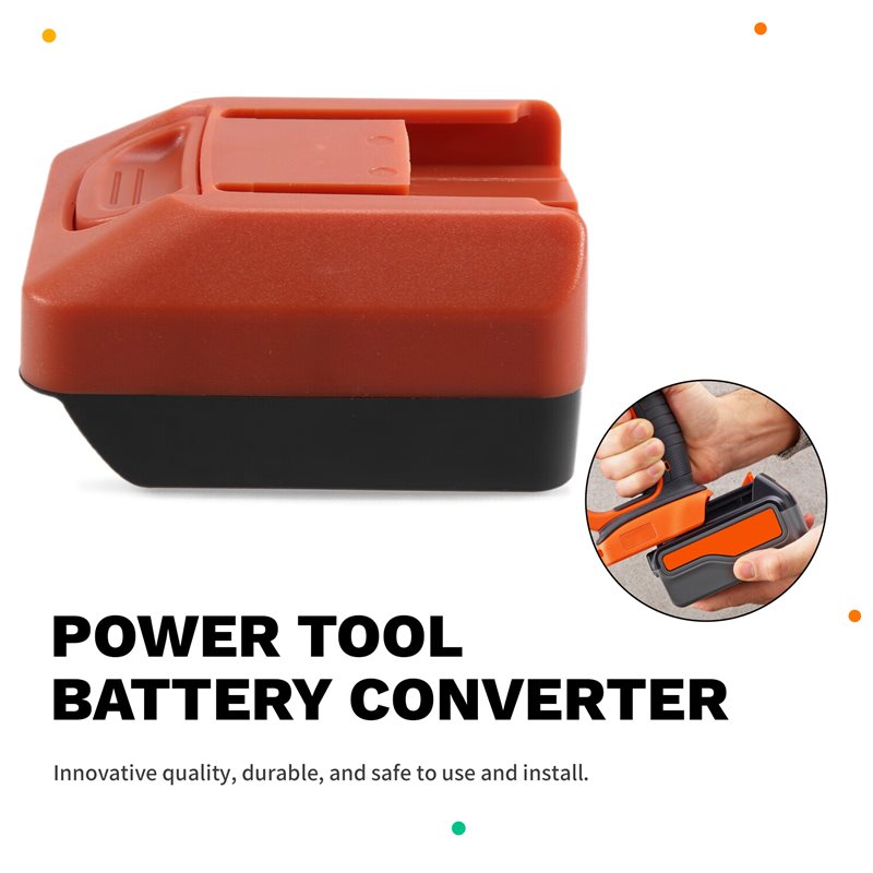AT05-Adaptor Konverter Baterai - Black+Decker Tool Cordless ulasan dan harga
